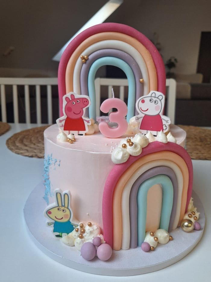 Dětský narozeninový dort Pepa Pig
